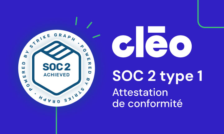 Attestation de conformité SOC 2 type 1.